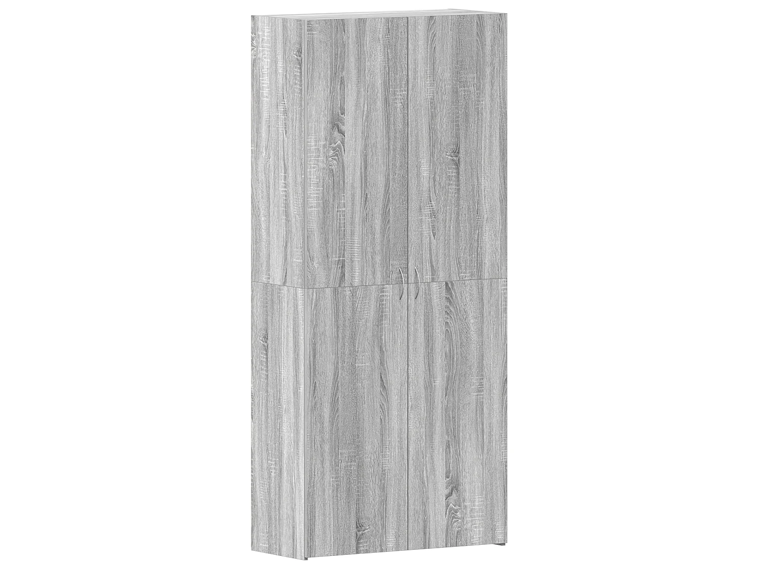 Armoire à chaussures Gris Sonoma 80x35,5x180 cm Bois d'ingénierie