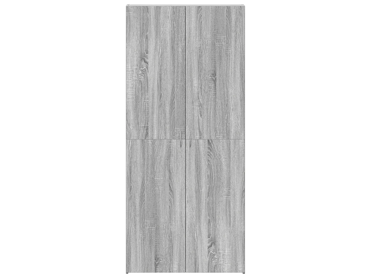Armoire à chaussures Gris Sonoma 80x35,5x180 cm Bois d'ingénierie