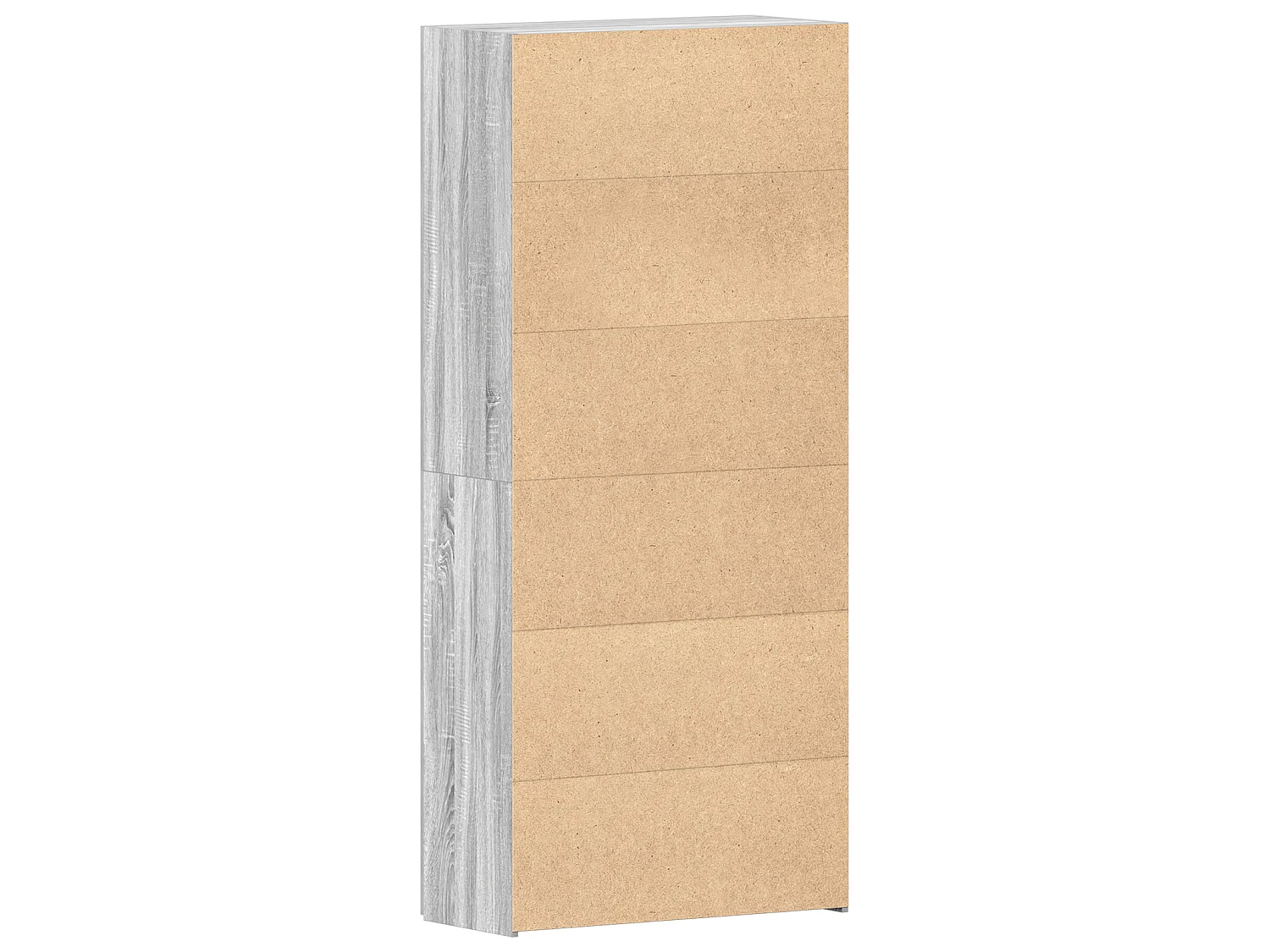 Armoire à chaussures Gris Sonoma 80x35,5x180 cm Bois d'ingénierie