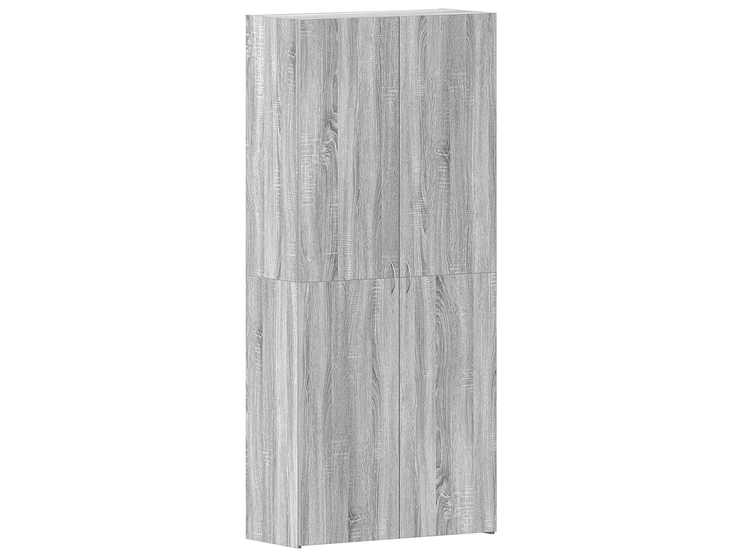 Armoire à chaussures Gris Sonoma 80x35,5x180 cm Bois d'ingénierie