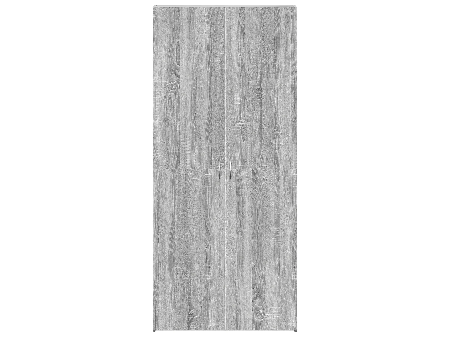 Armoire à chaussures Gris Sonoma 80x35,5x180 cm Bois d'ingénierie