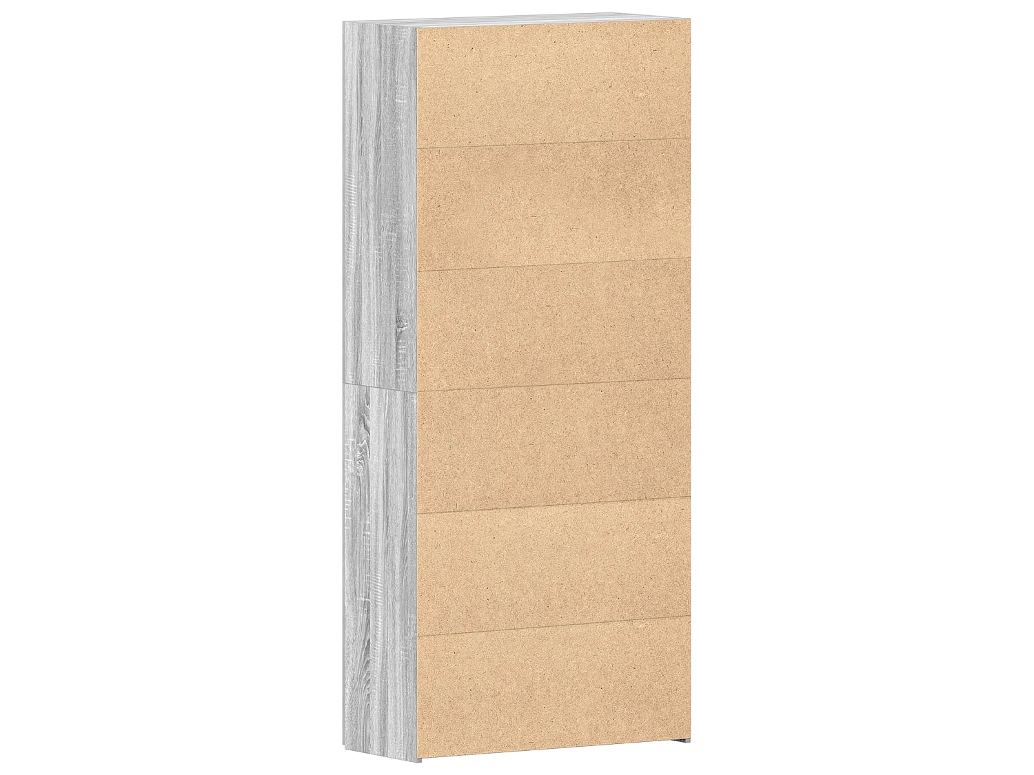 Armoire à chaussures Gris Sonoma 80x35,5x180 cm Bois d'ingénierie