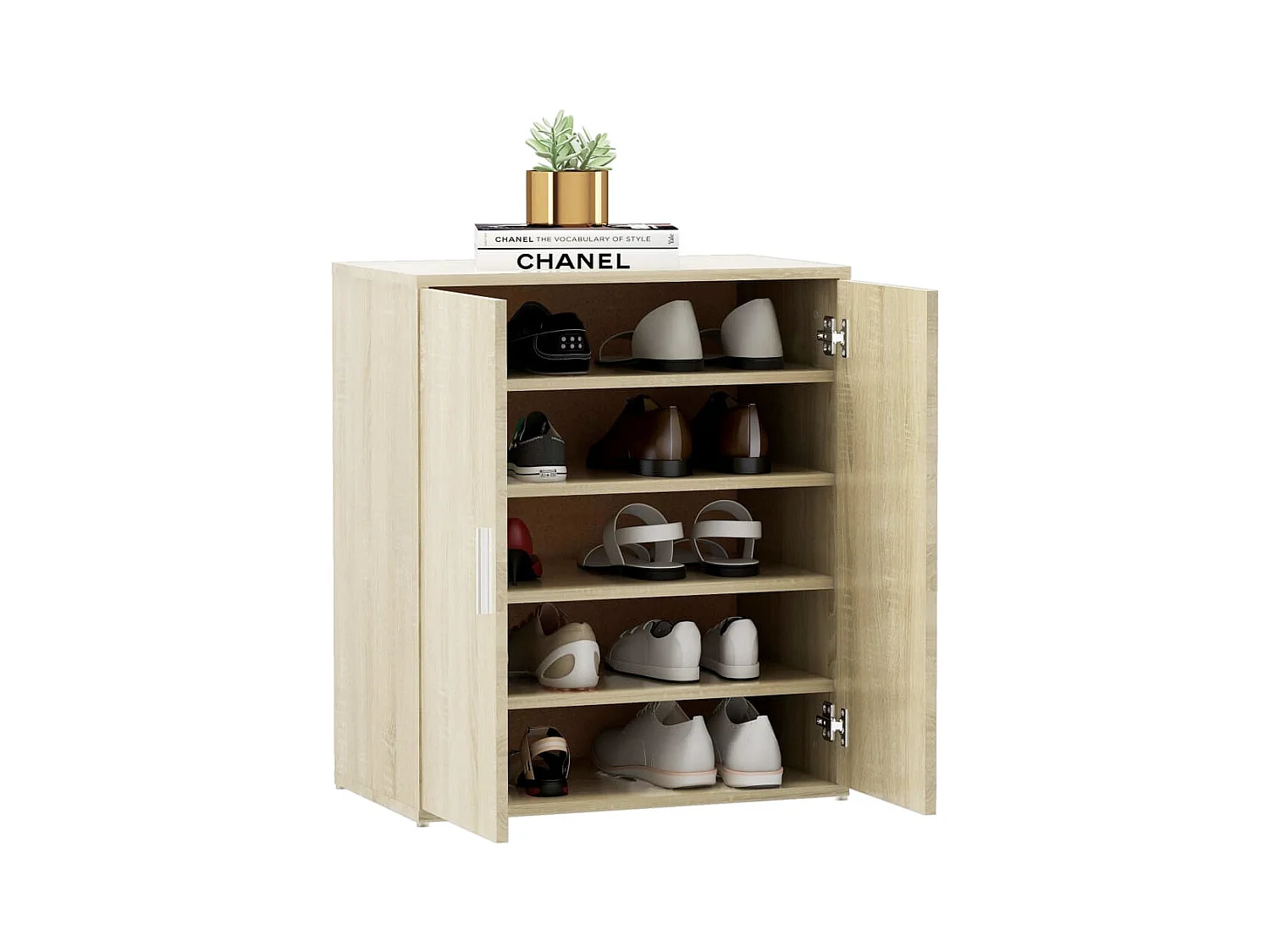 Armoire à chaussures Chêne sonoma 60x35x70 cm Bois d’ingénierie