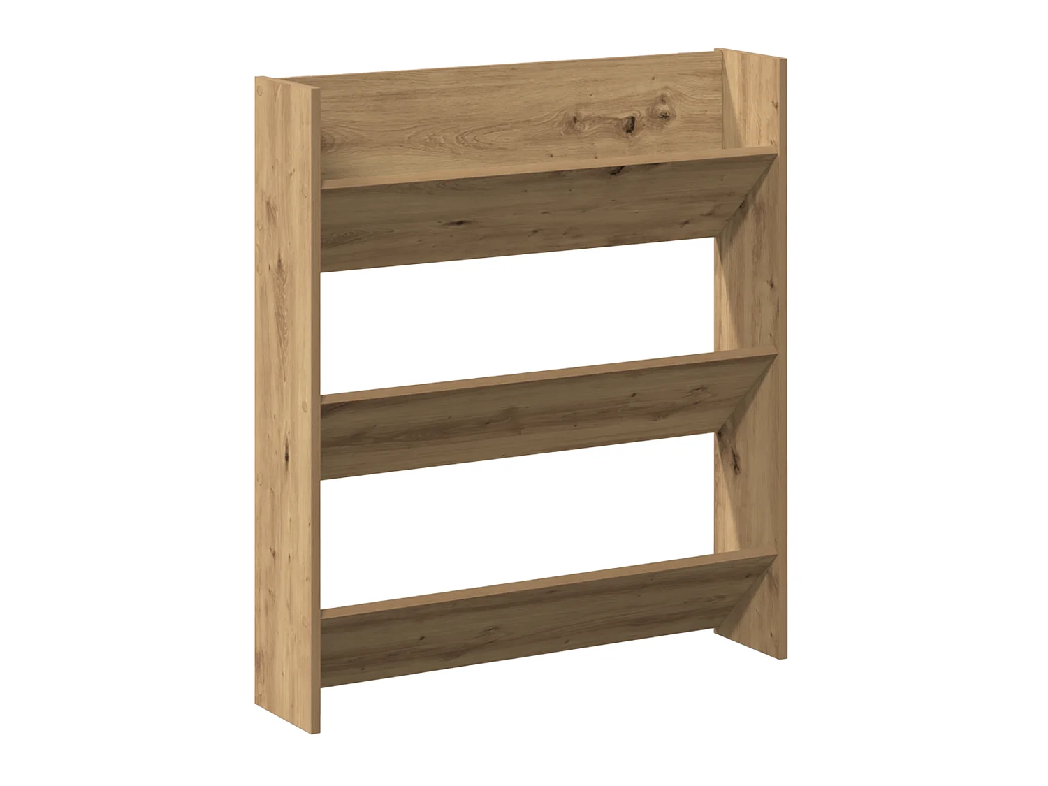 Cabinets à chaussures muraux avec étagère Autre 2 pcs chêne artisanal