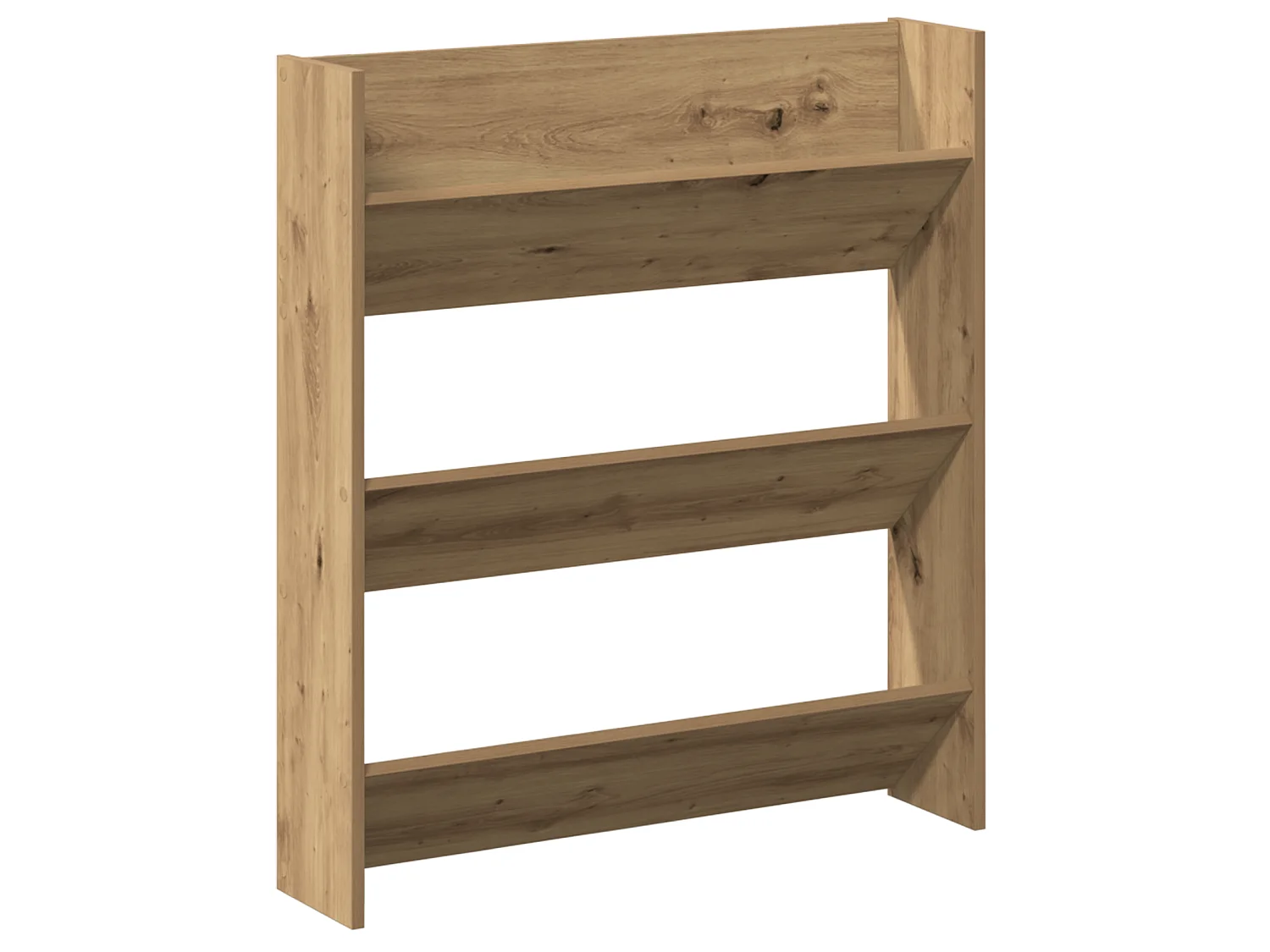 Cabinets à chaussures muraux avec étagère Autre 2 pcs chêne artisanal