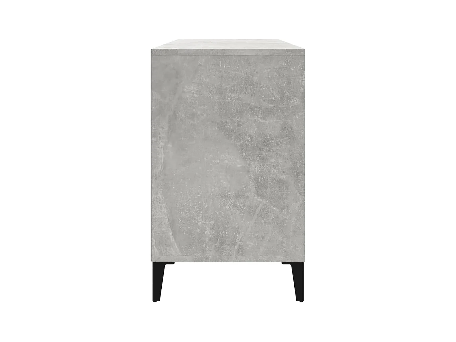 Betongrijze schoenenkast 102x36x60 cm bewerkt hout