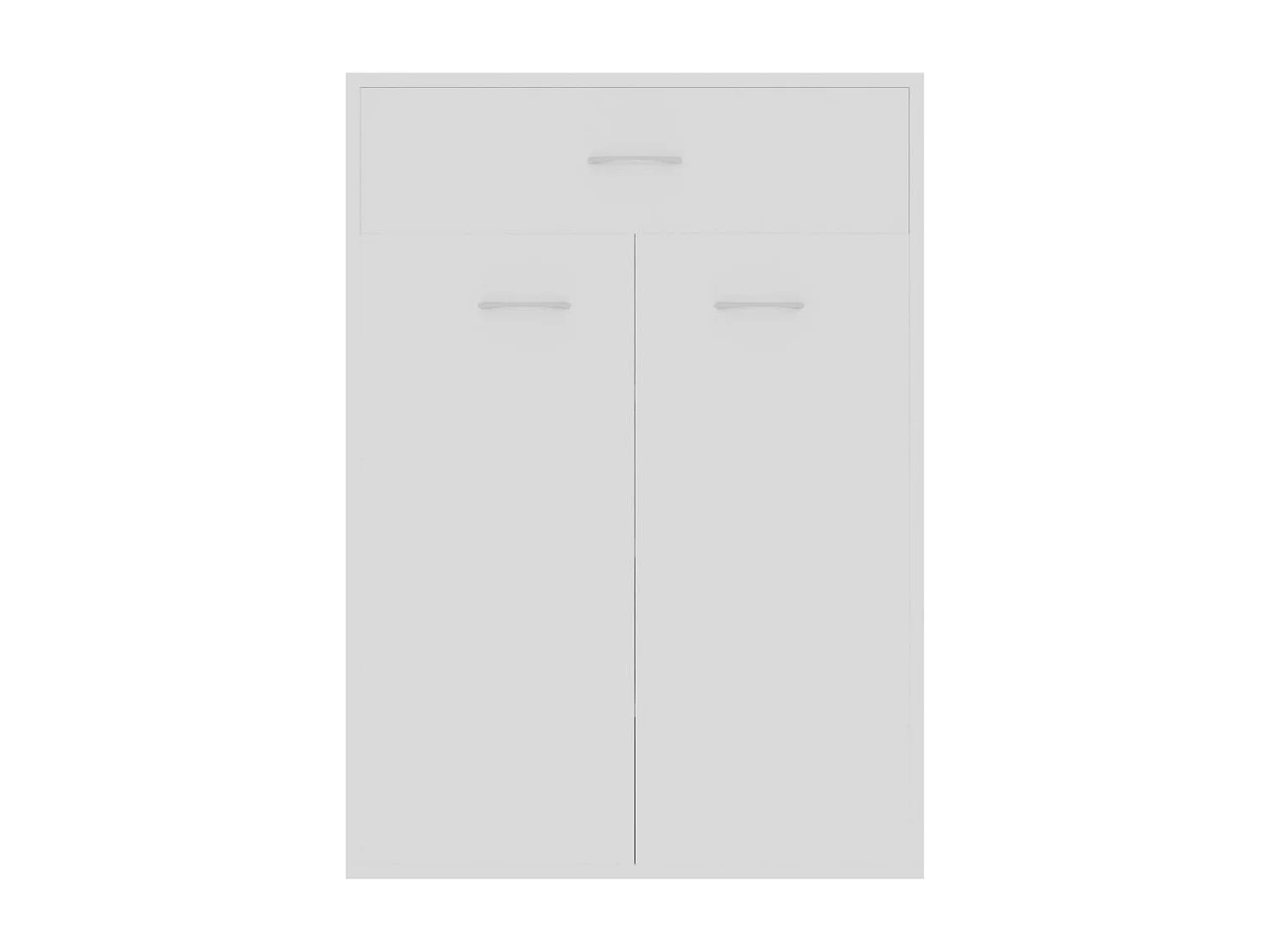 Witte schoenenkast 60x35x84 cm Technisch hout