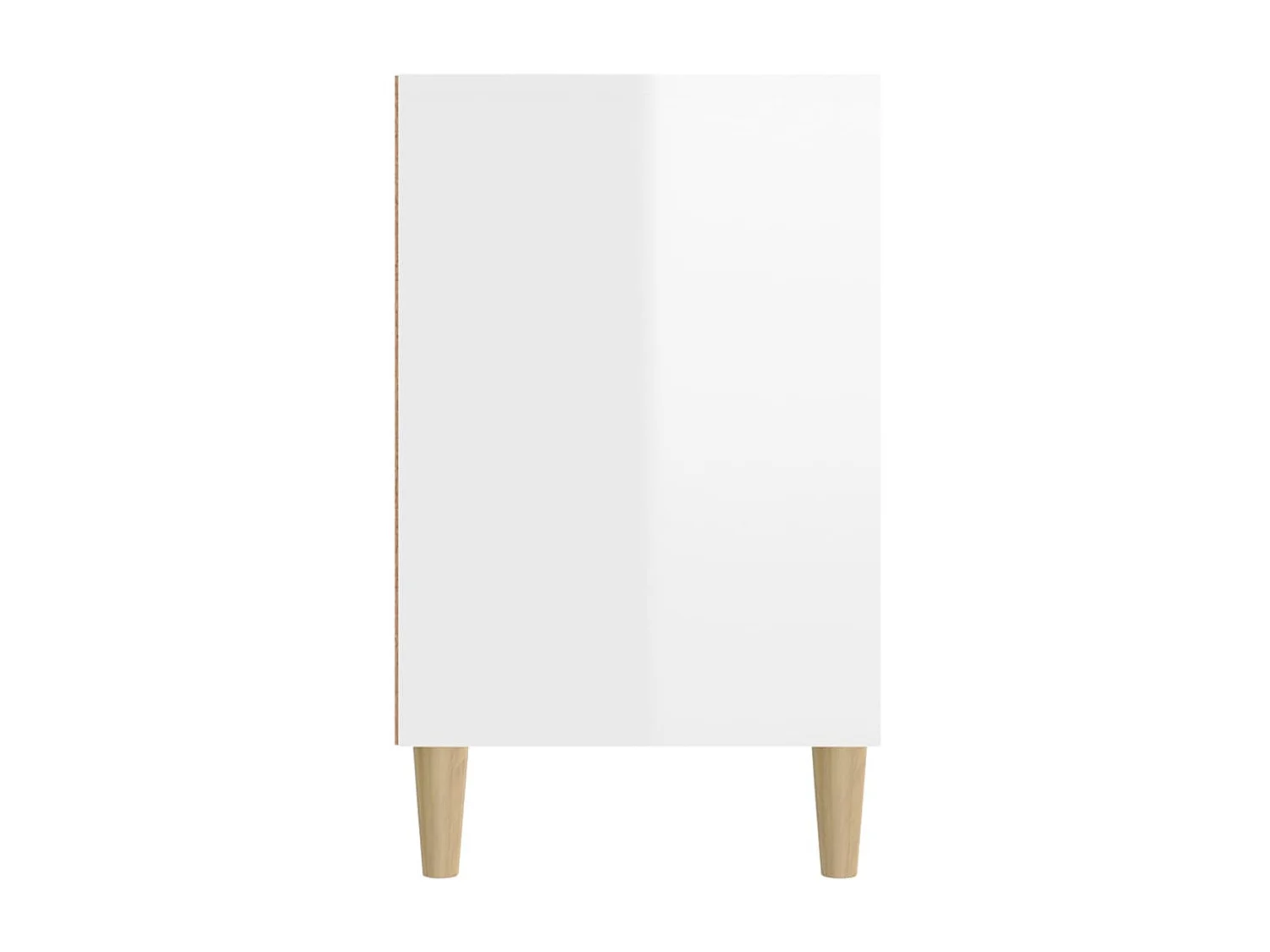 Schoenenkast Glanzend wit 102x36x60 cm Technisch hout