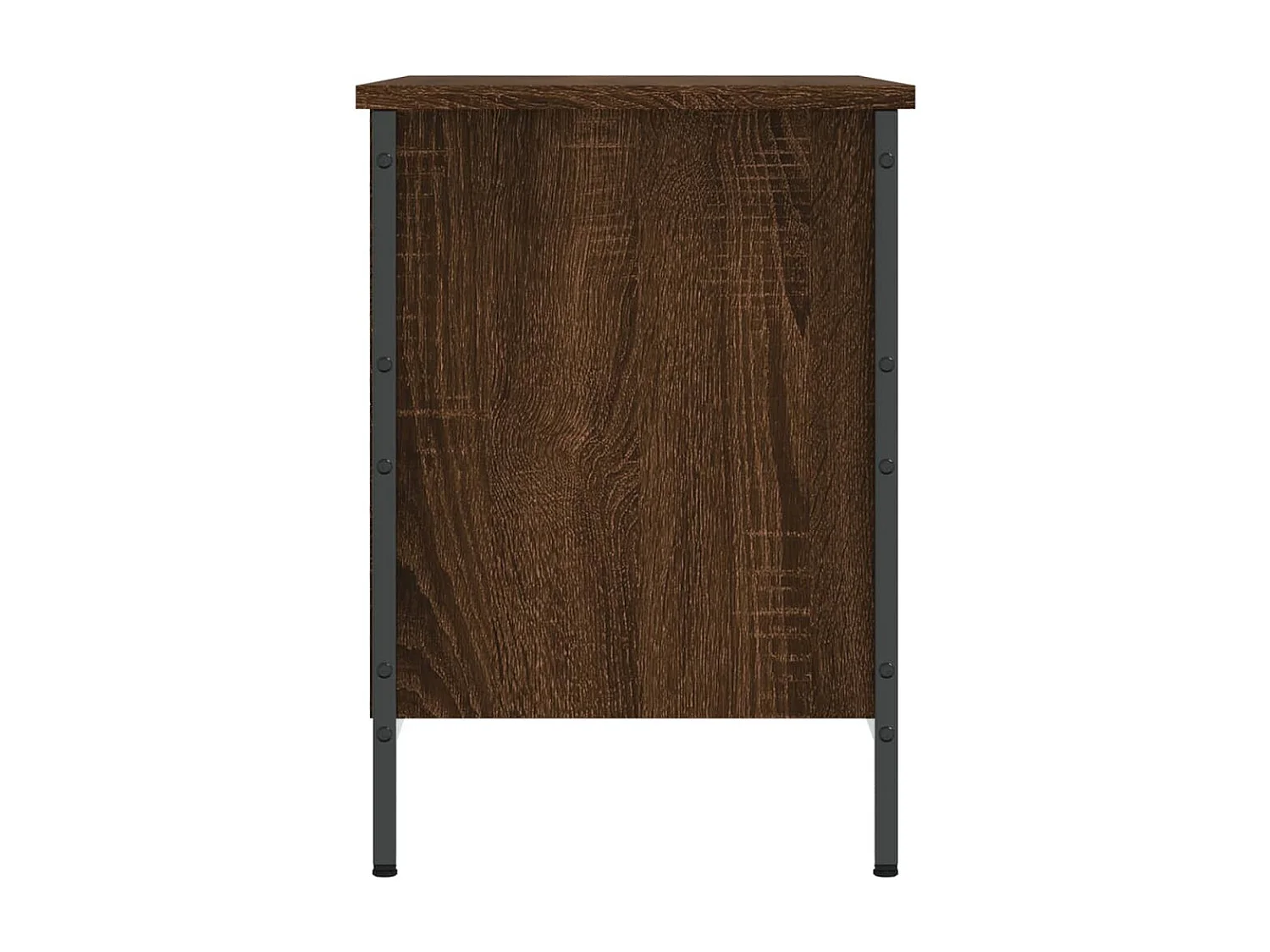 Zapatero roble marrón 69x35x50 cm madera de ingeniería