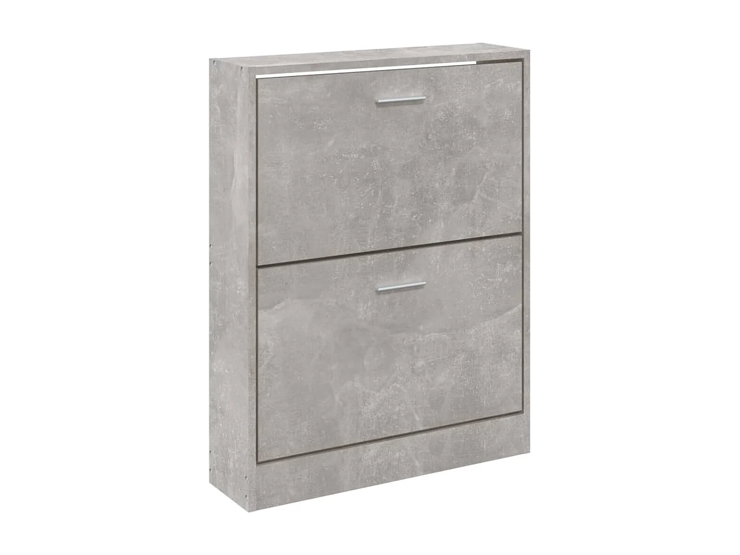 Armoire à chaussures Gris béton 59x17x81 cm Bois d'ingénierie