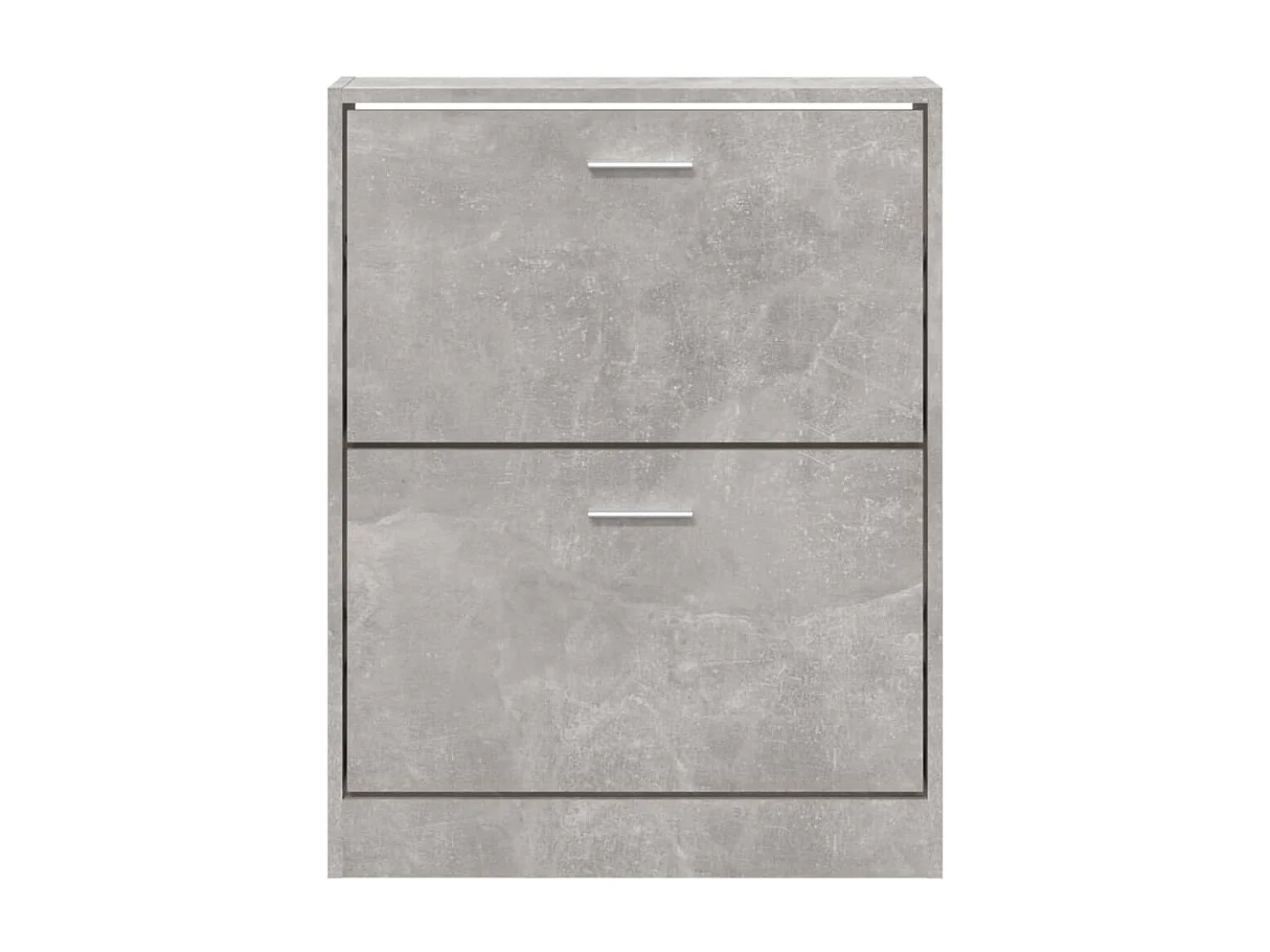 Armoire à chaussures Gris béton 59x17x81 cm Bois d'ingénierie