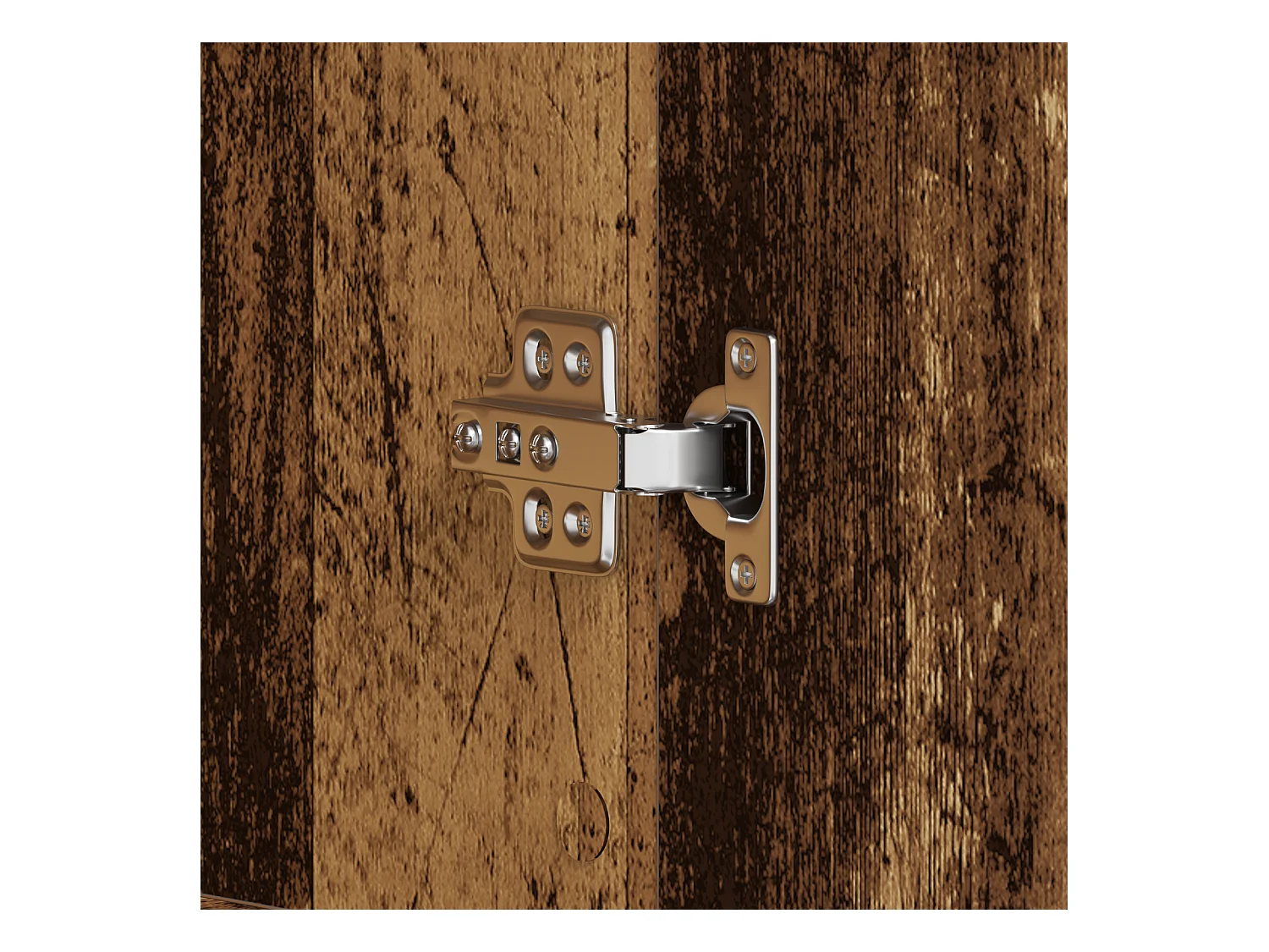 Cabinet à Chaussures Bois Ancien 80x39x180 cm Bois d'Ingénierie