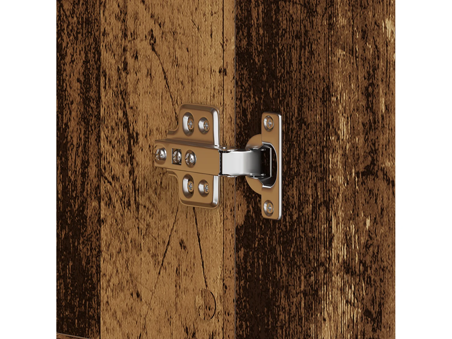 Cabinet à Chaussures Bois Ancien 80x39x180 cm Bois d'Ingénierie