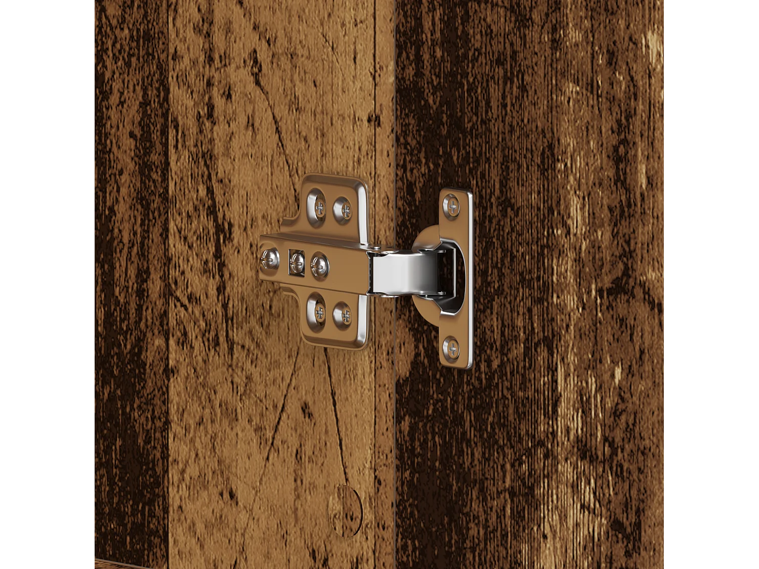 Cabinet à Chaussures Bois Ancien 80x39x180 cm Bois d'Ingénierie