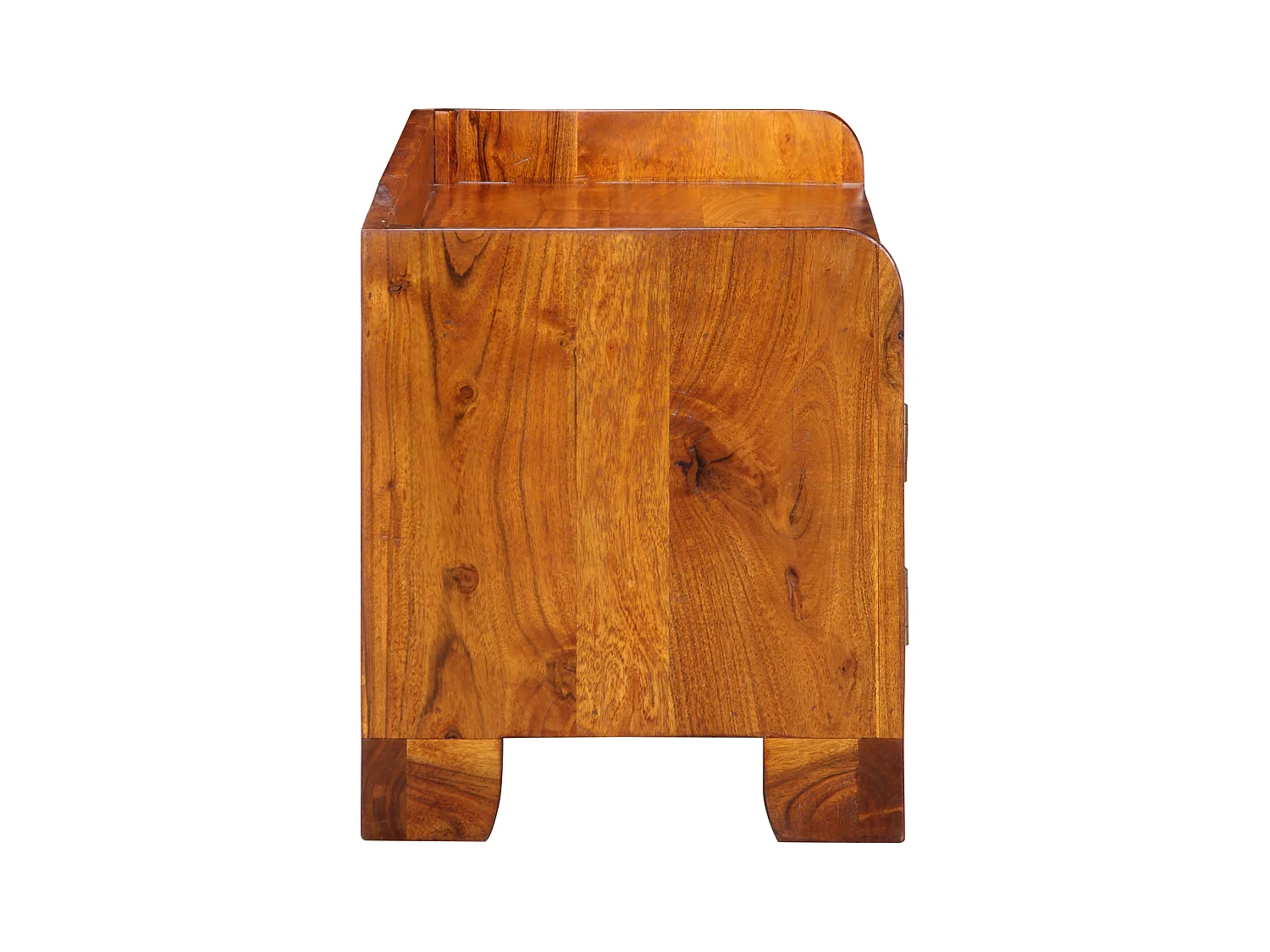 Banc à chaussures 90x35x40 cm en bois massif d'acacia