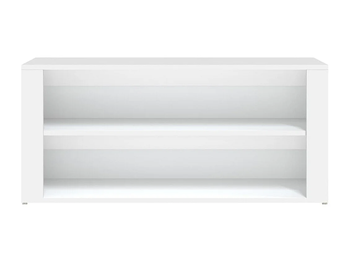 Étagère à chaussures Blanc 100x35x45 cm Bois d'ingénierie