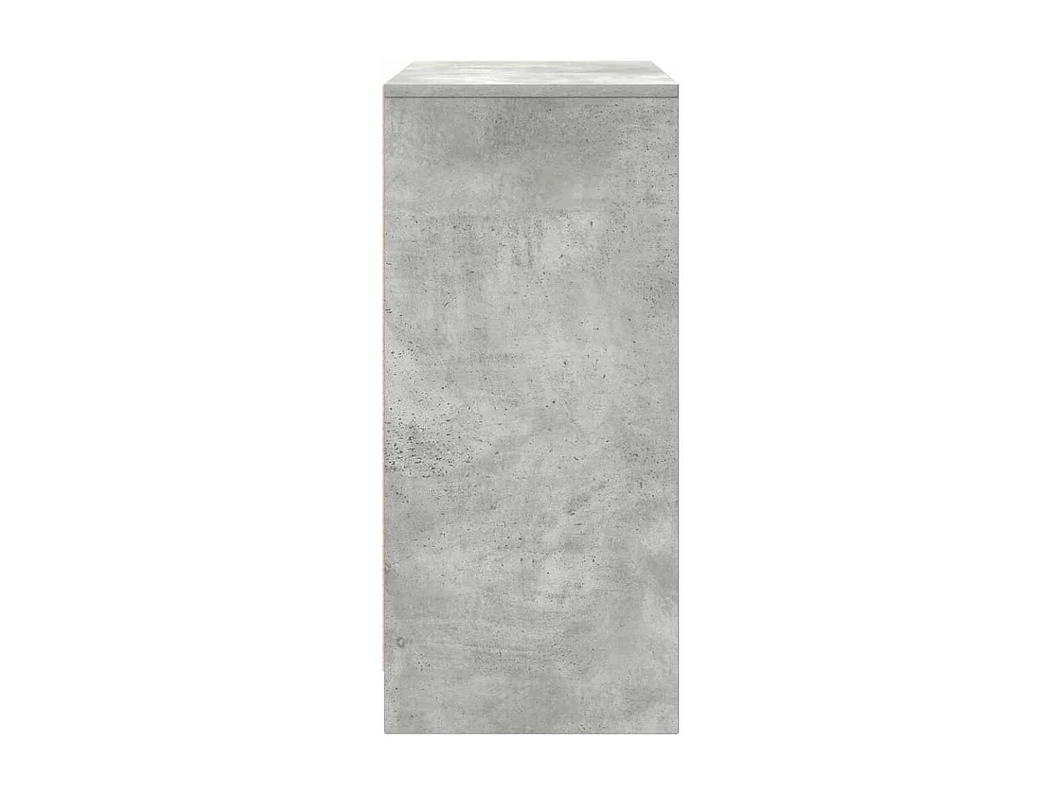 Armoire à chaussures gris béton 57x34x76 cm bois d'ingénierie