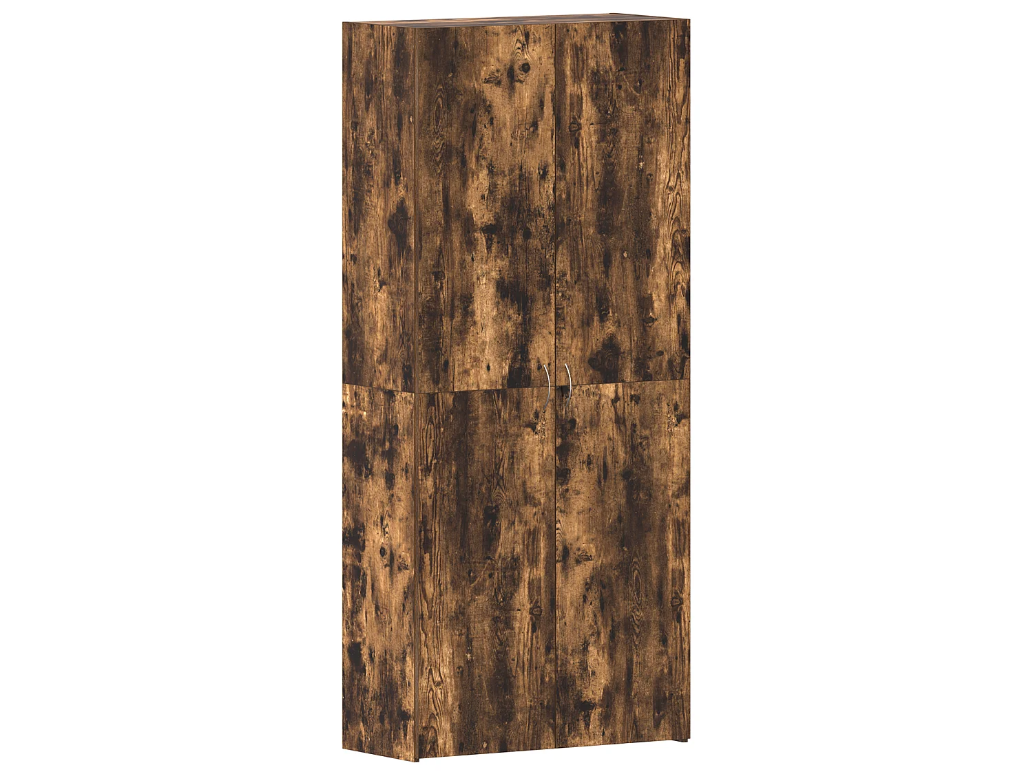 Scarpiera in rovere affumicato 80x35,5x180 cm in legno ingegnerizzato