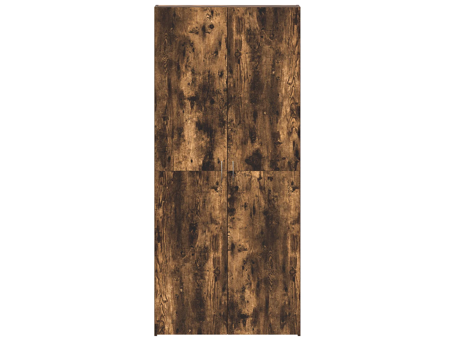 Scarpiera in rovere affumicato 80x35,5x180 cm in legno ingegnerizzato