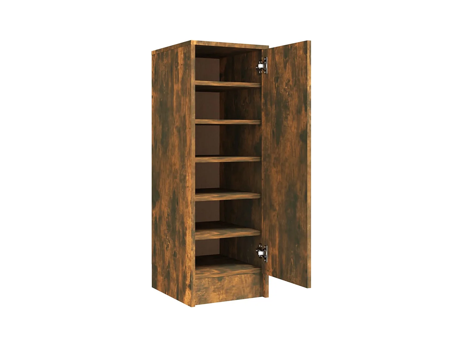 Meuble à chaussures Chêne fumé 32x35x92 cm Bois d'ingénierie