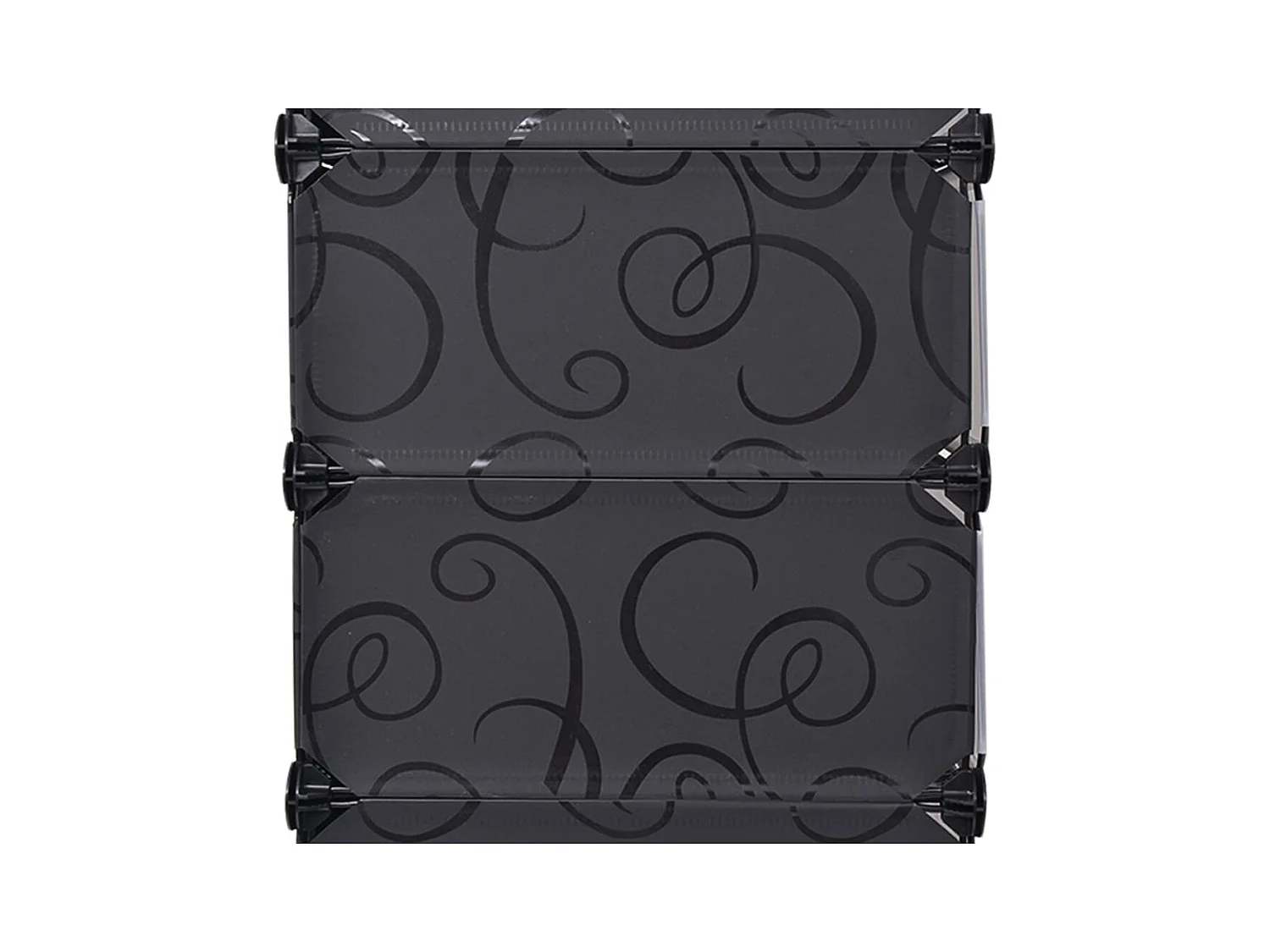 Armoire à chaussures avec 10 compartiments Noir