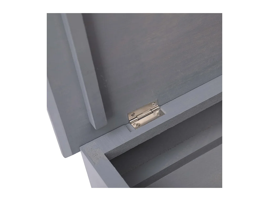 Armoire à chaussures Gris 50 x 28 x 58 cm Bois de Paulownia