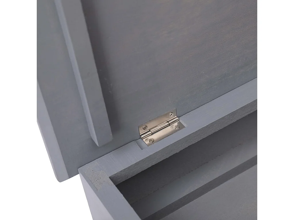 Zapatero gris 50 x 28 x 58 cm madera de paulownia