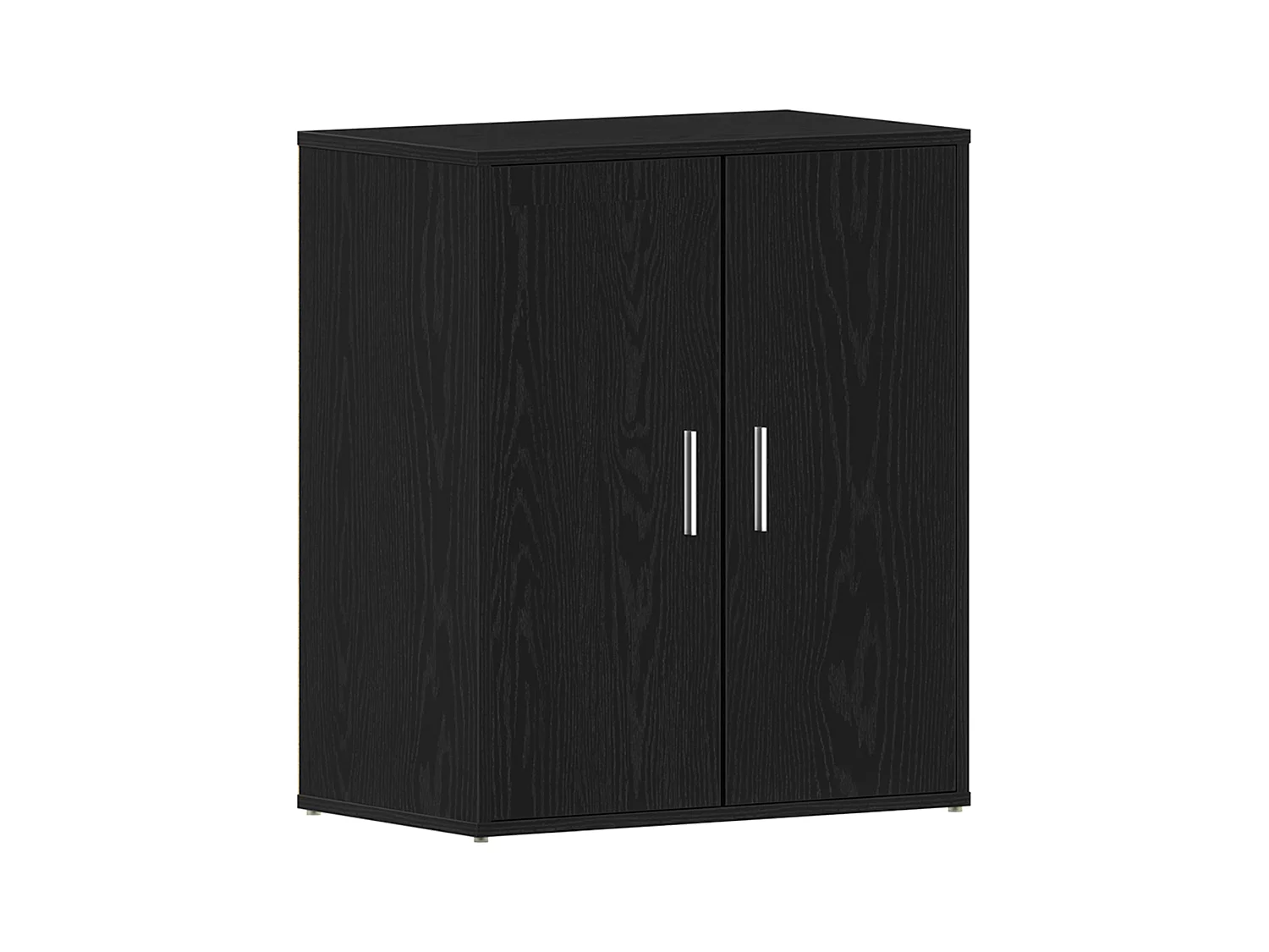 Armoire à chaussures en chêne noir 60x35x70 cm en bois d'ingénierie