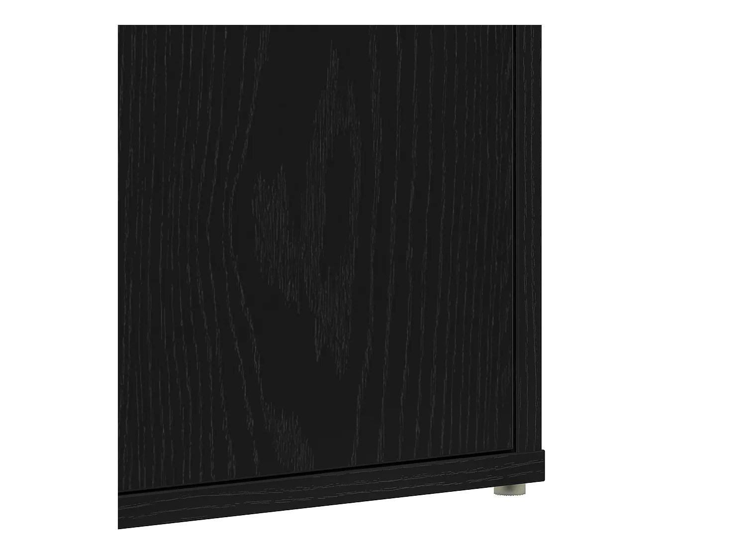 Armoire à chaussures en chêne noir 60x35x70 cm en bois d'ingénierie