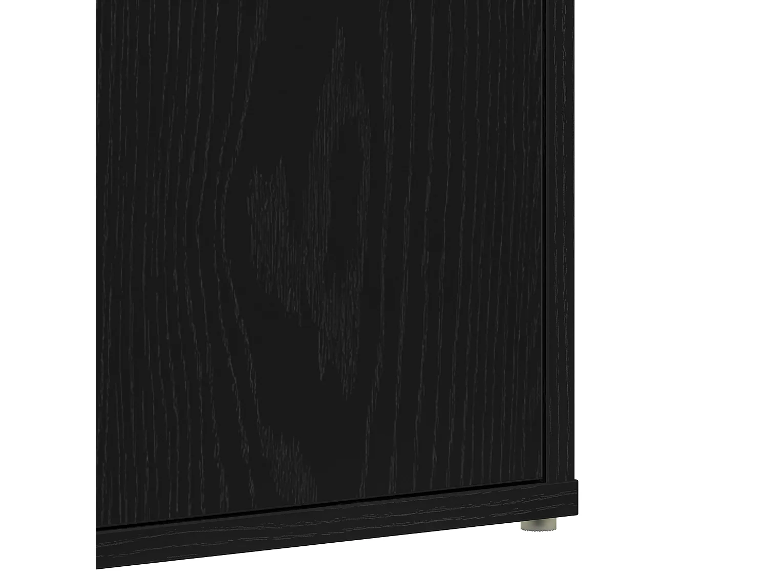 Armoire à chaussures en chêne noir 60x35x70 cm en bois d'ingénierie