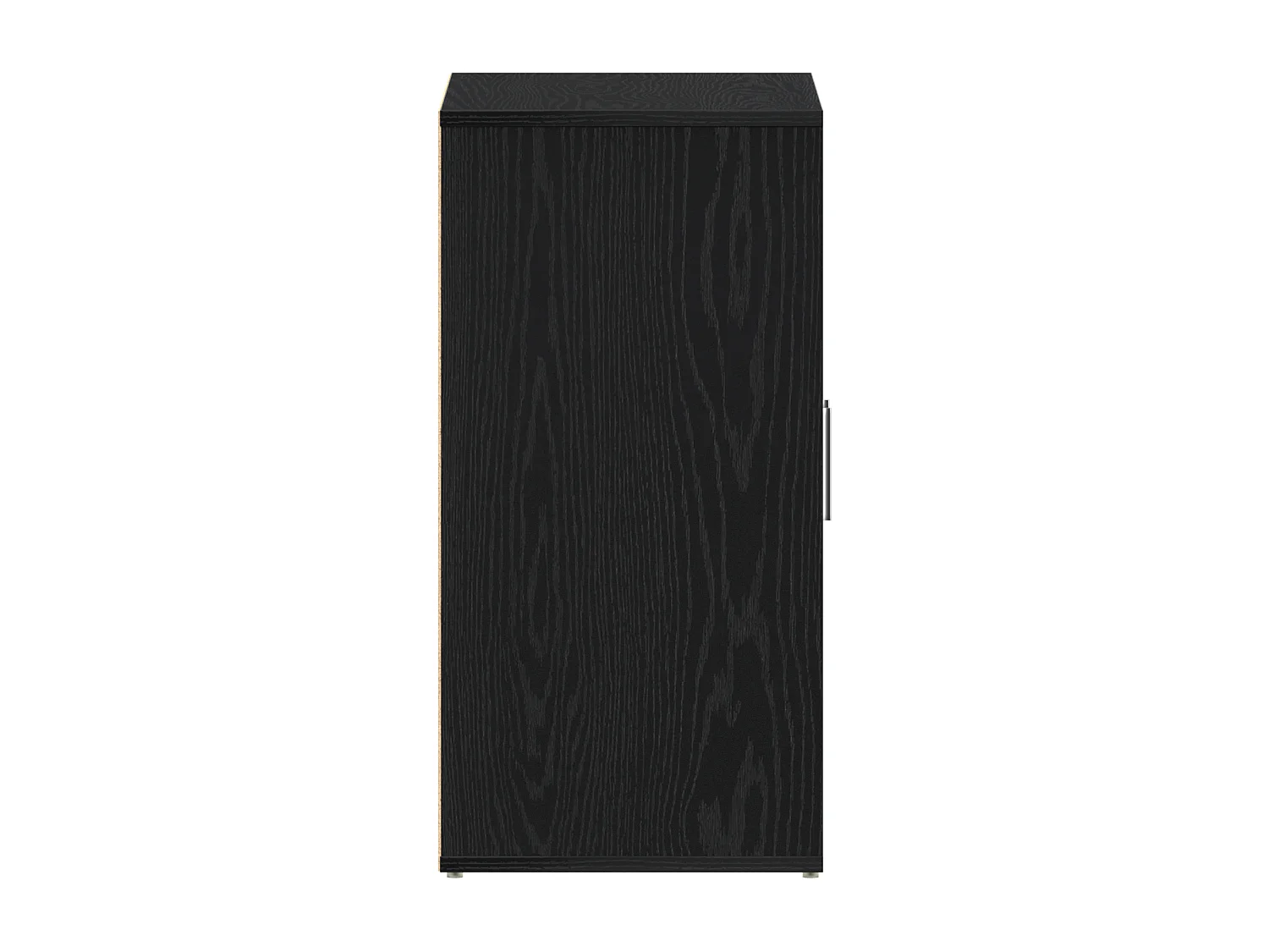 Armoire à chaussures en chêne noir 60x35x70 cm en bois d'ingénierie