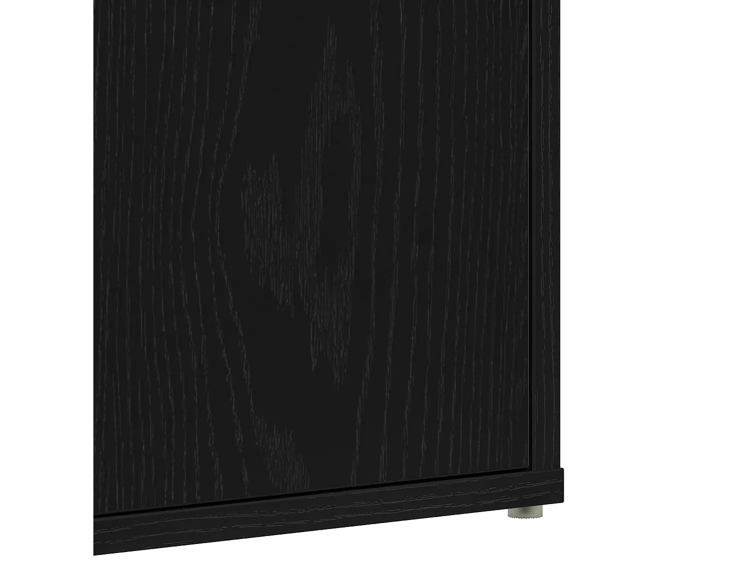 Armoire à chaussures en chêne noir 60x35x70 cm en bois d'ingénierie