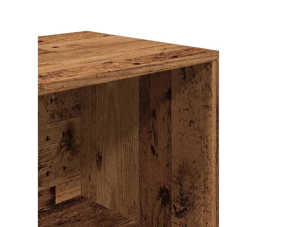 Alte Schuhablagebank aus Holz 105x35x35 cm