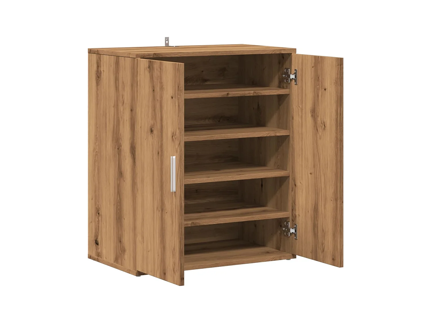 Armoire à chaussures chêne artisanal bois d'ingénierie