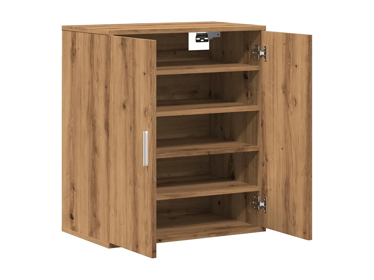 Armoire à chaussures chêne artisanal bois d'ingénierie