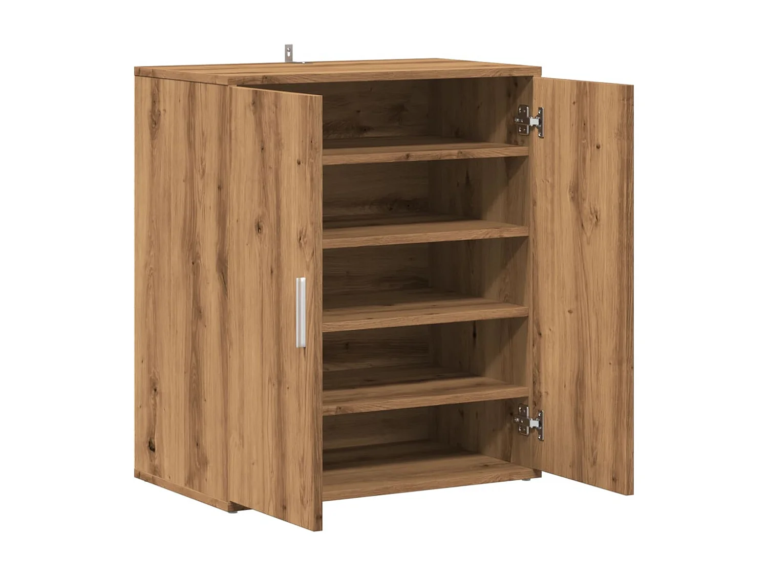 Armoire à chaussures chêne artisanal bois d'ingénierie