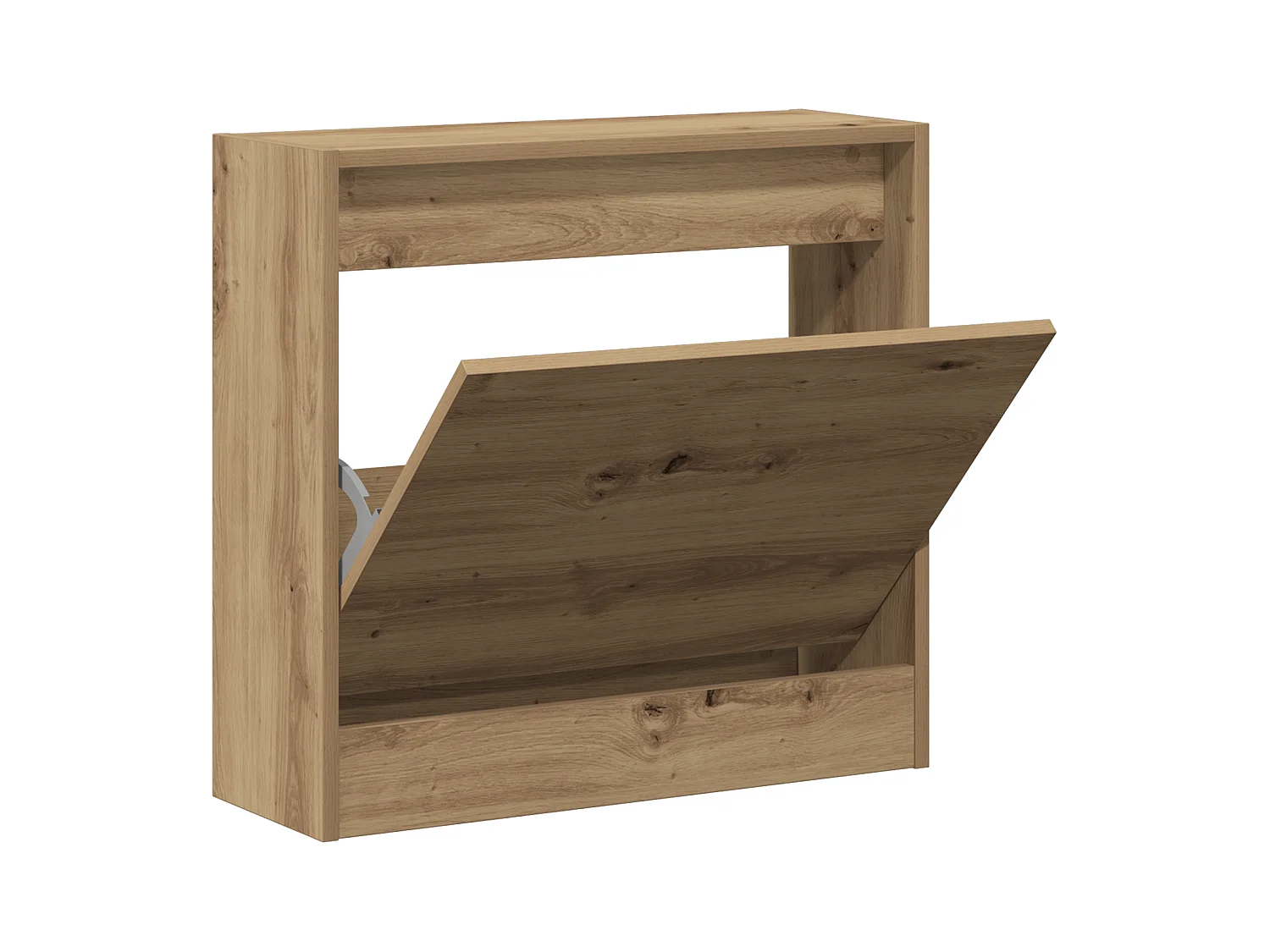 Meuble à chaussures Chêne artisan 60x21x57 cm Bois d'ingénierie