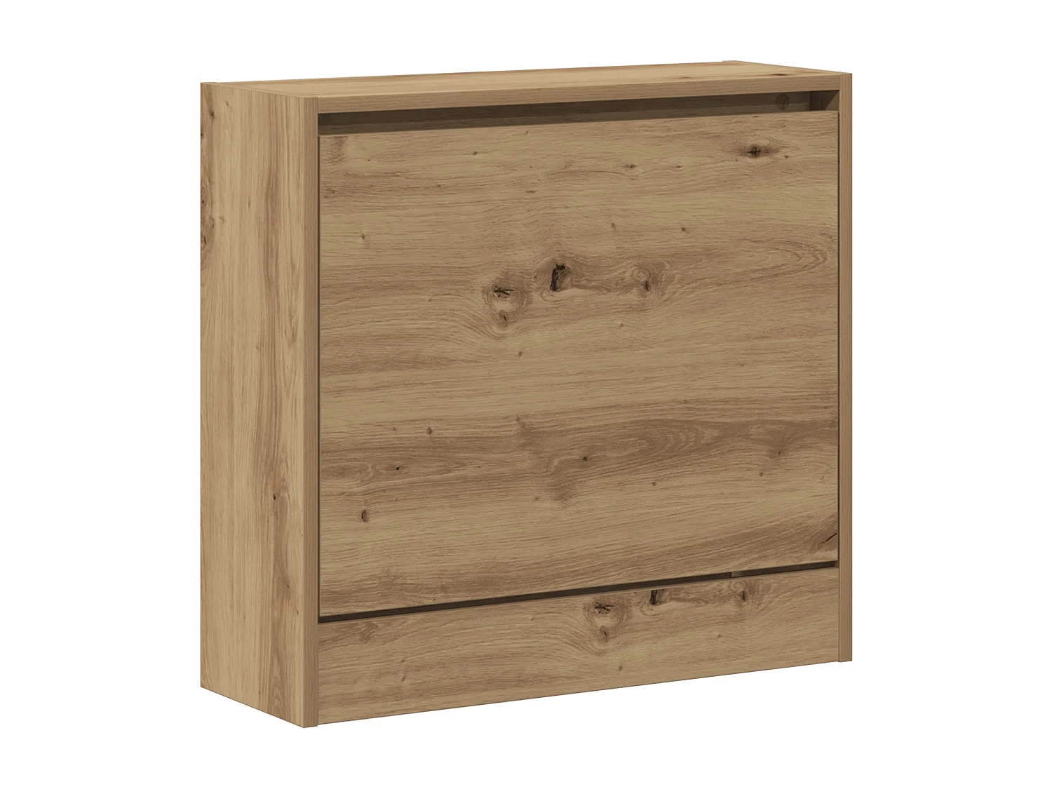 Meuble à chaussures Chêne artisan 60x21x57 cm Bois d'ingénierie