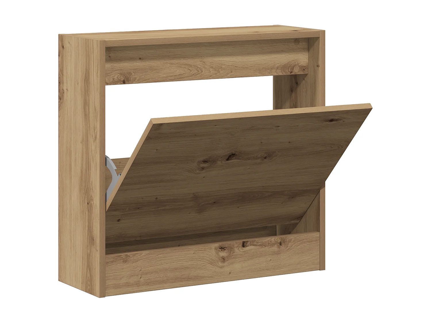 Meuble à chaussures Chêne artisan 60x21x57 cm Bois d'ingénierie