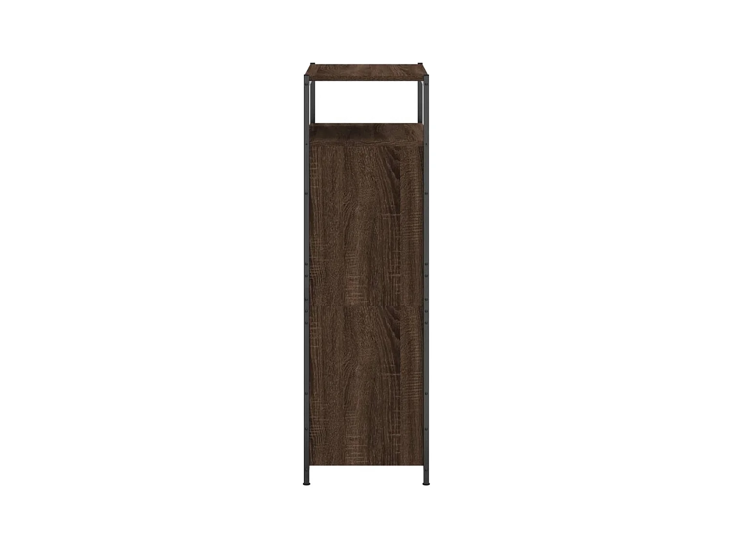 Armoire à chaussures chêne marron 60x34x112cm bois d'ingénierie