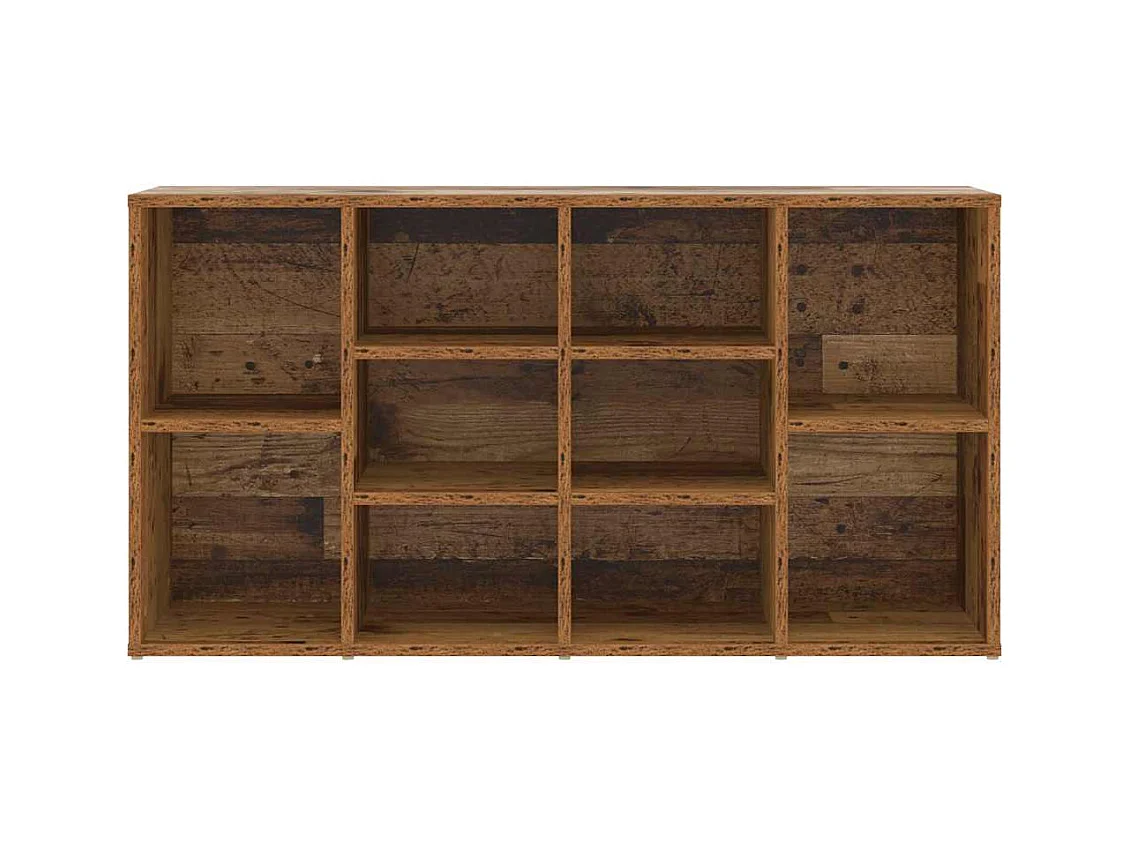 Banc à chaussures Vieux bois 103 x 30 x 55 cm Bois d'ingénierie