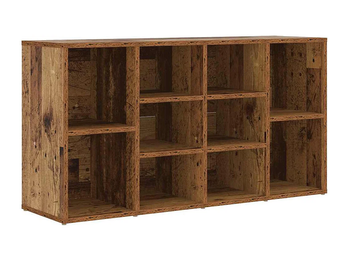 Banc à chaussures Vieux bois 103 x 30 x 55 cm Bois d'ingénierie