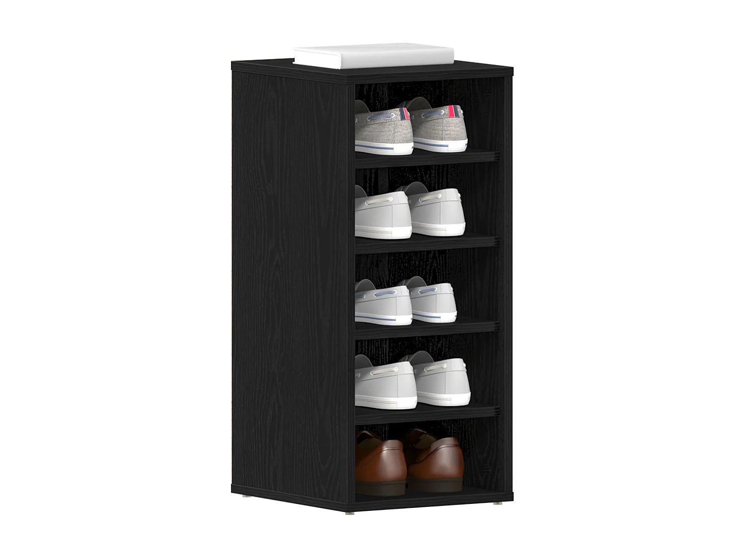Armoire à chaussures Chêne noir Bois d'ingénierie 32 x 35 x 70 cm