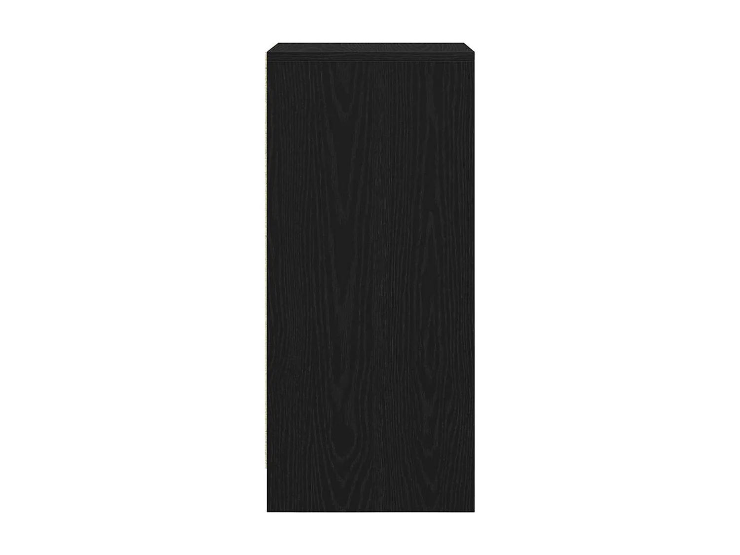 Armoire à chaussures chêne noir 29,5x34x76 cm bois d'ingénierie