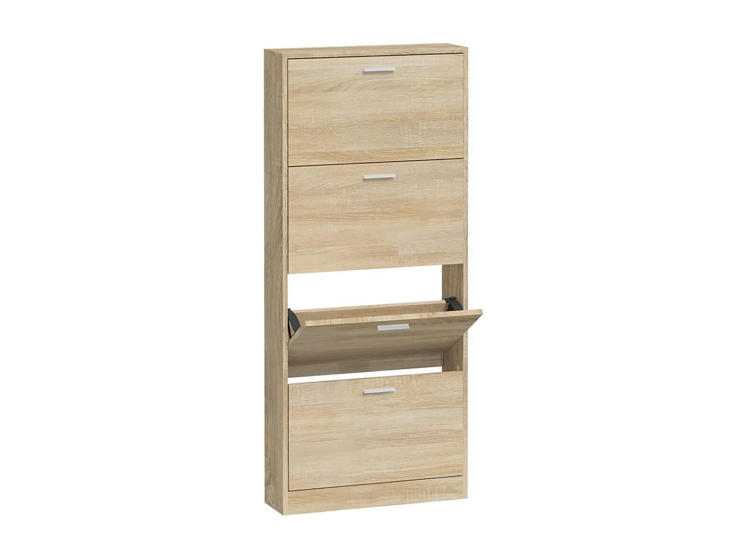 Scarpiera Rovere 59x17x150 cm Legno composito