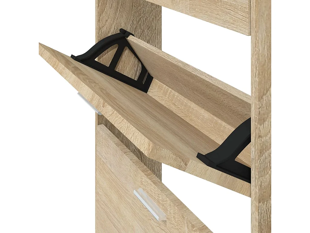 Scarpiera Rovere 59x17x150 cm Legno composito