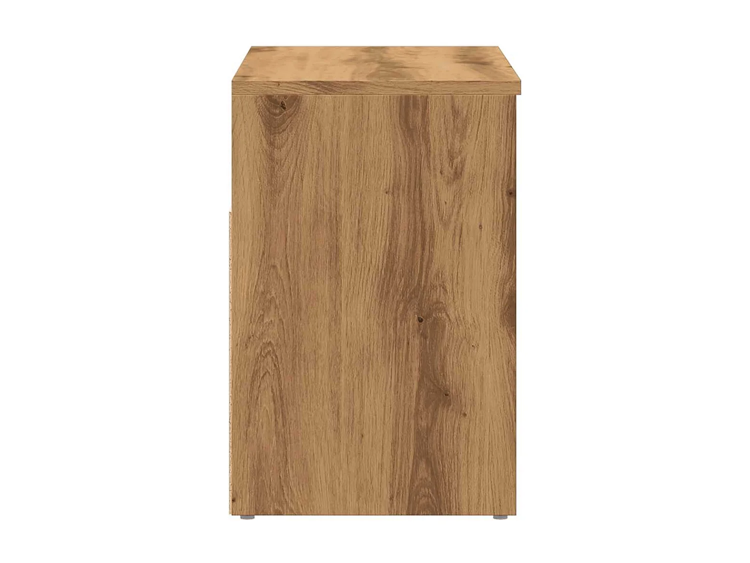 Banc à chaussures chêne artisanal 60x30x45 cm bois d'ingénierie