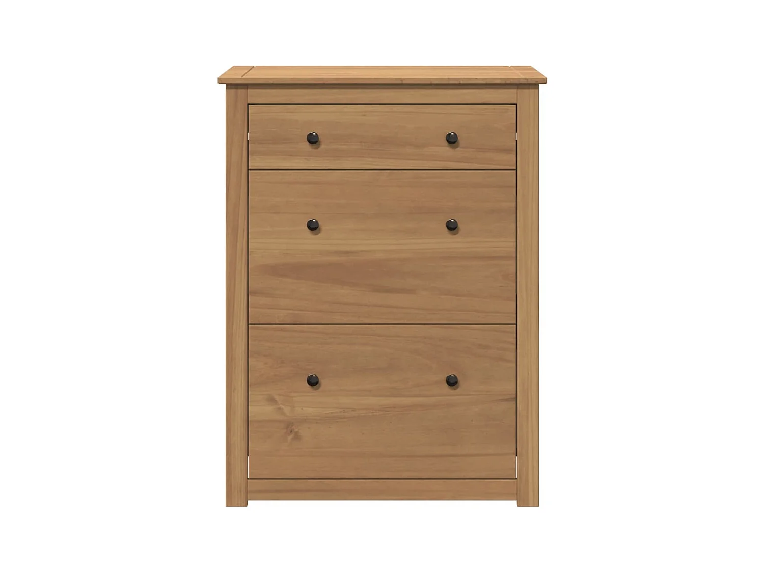 Armoire à chaussures Panama 80x35x105 cm bois de pin massif