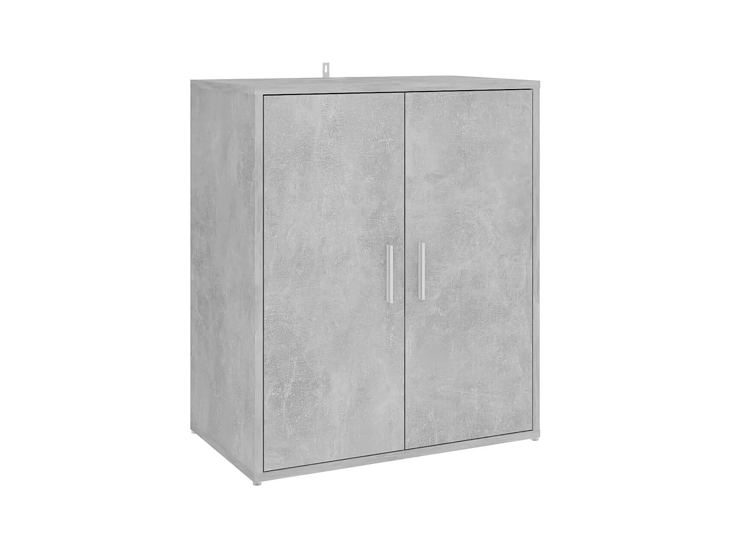 Armoire à chaussures Gris béton 60x35x70 cm Bois d’ingénierie