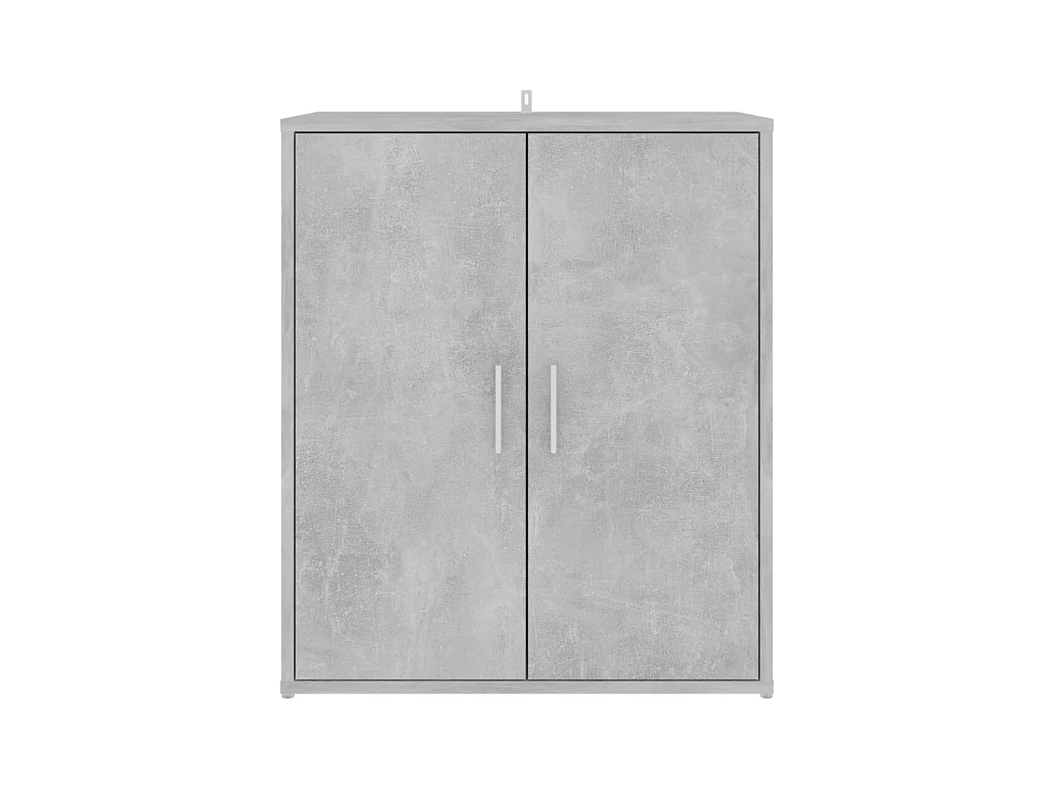 Armoire à chaussures Gris béton 60x35x70 cm Bois d’ingénierie
